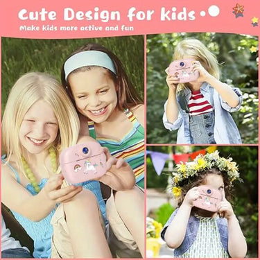 Multifunction Unicorn Instant Print Kids Dual Camera With VideoGraphy And Photography